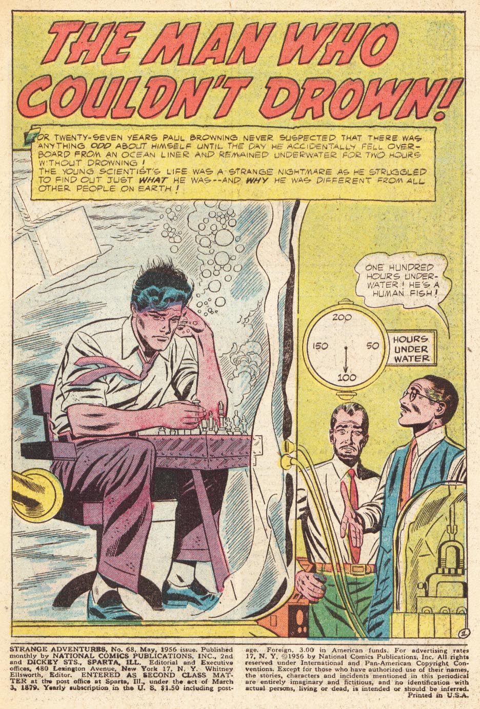 Read online Strange Adventures (1950) comic -  Issue #68 - 2