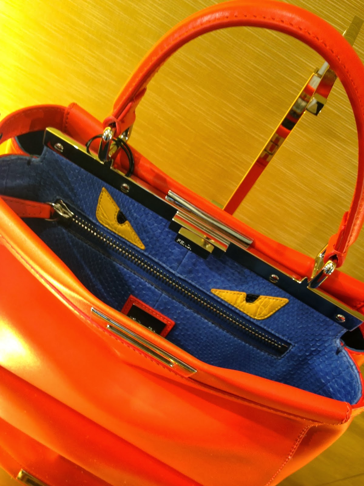 FUR GETS FUNNY FENDI BAG BUGS HIT HARRODS Beauty Fashion