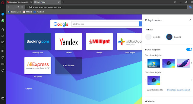 Opera, artık tarayıcı pazarında Chrome, Firefox ve Internet Explorer'a kafa tutabilecek özelliklere sahip.