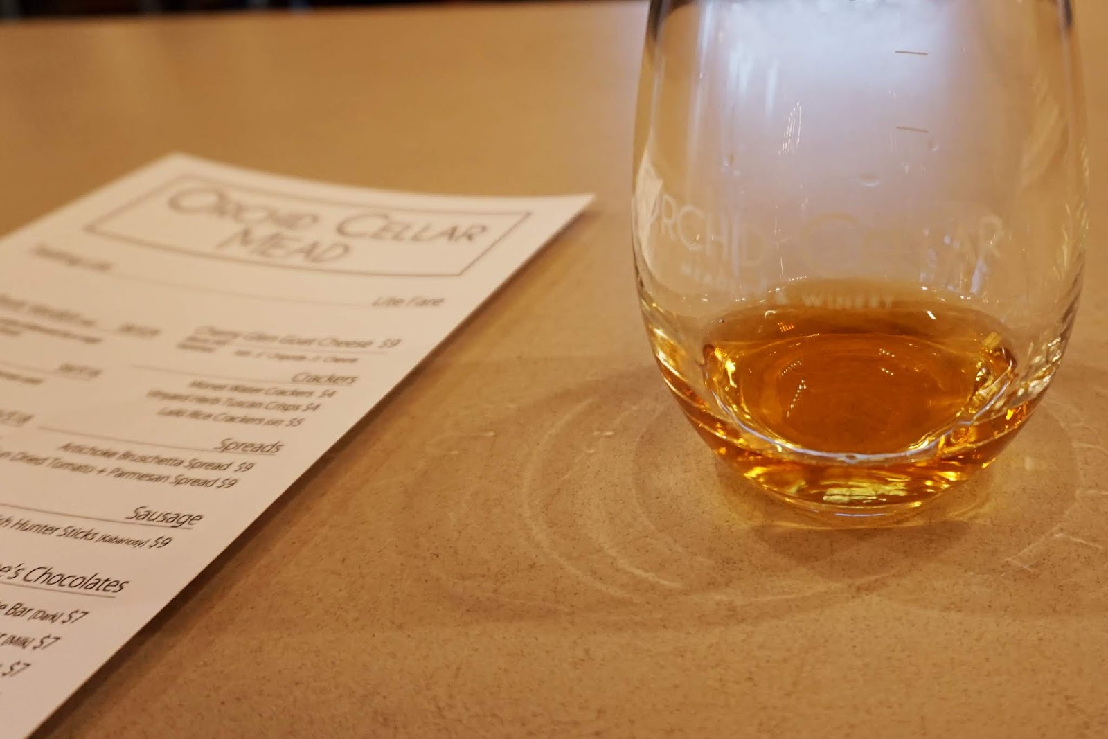 [DMV Frederick, MD] Orchid Cellar Meadery and Winery Mead Tasting