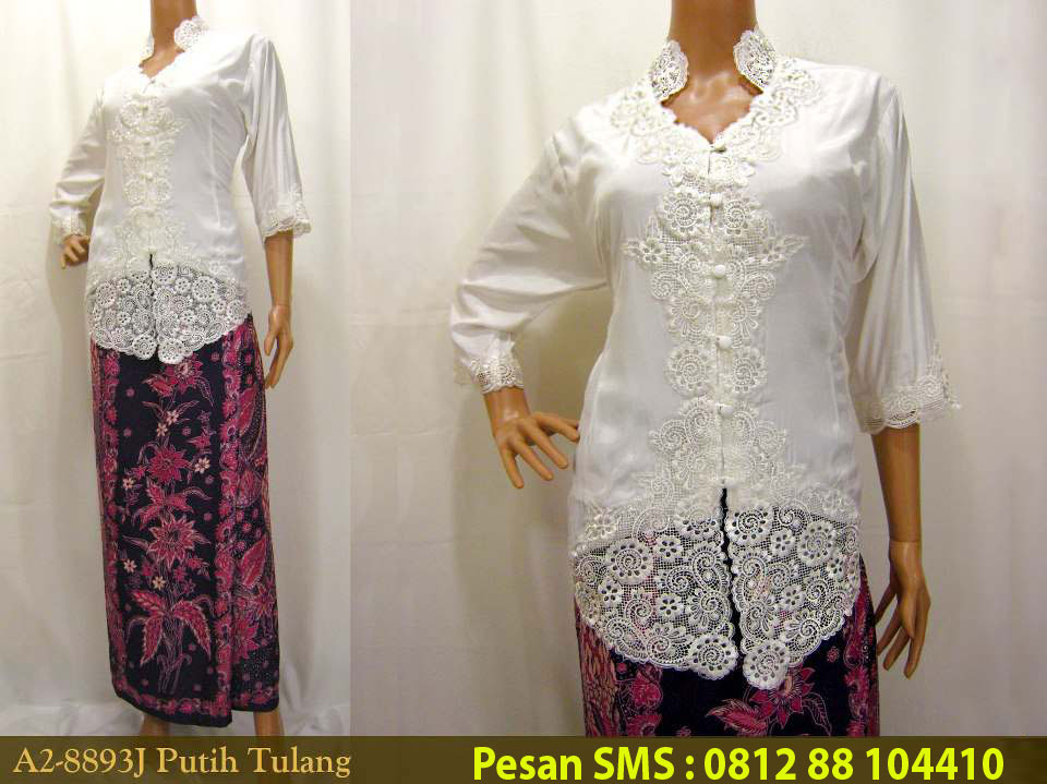 kebaya pengantin lengan belah