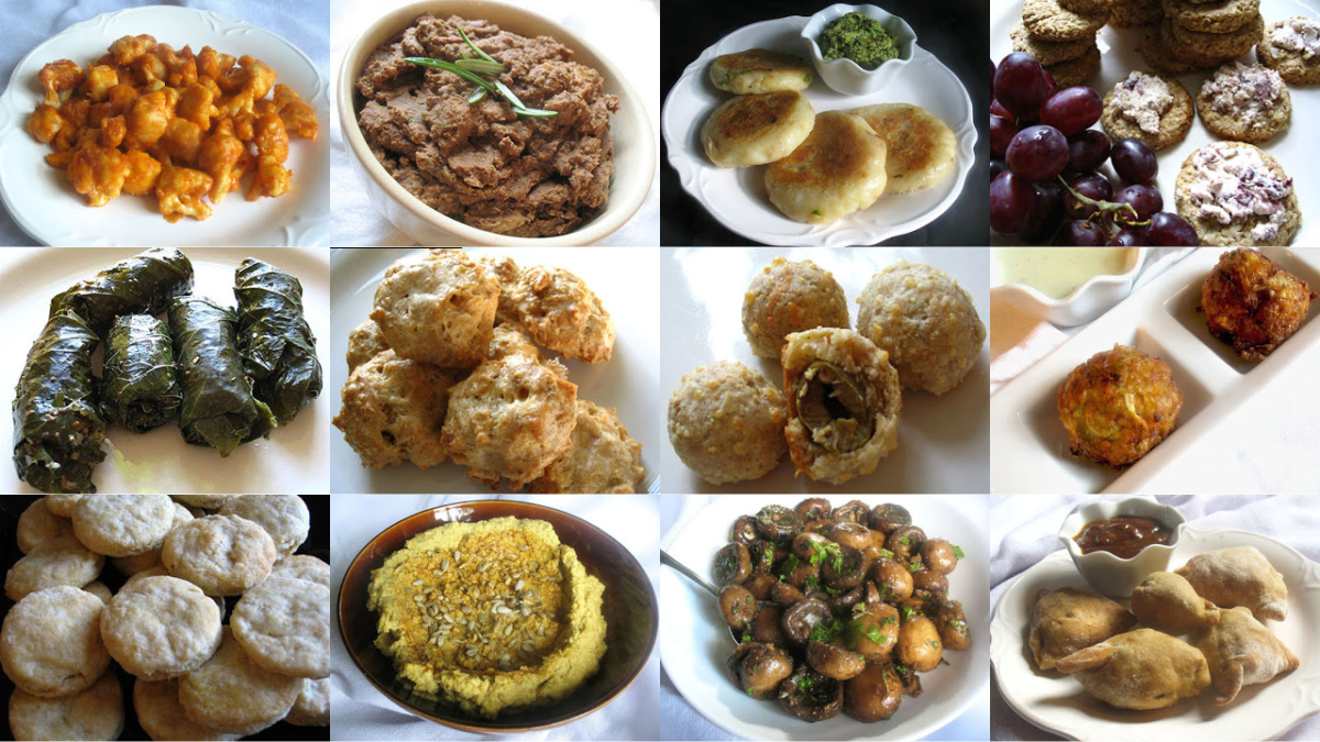 12 Vegetarian and Vegan Appetizers for any Occasion Lisa's Kitchen Vegetarian Recipes