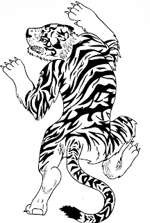 tiger tattoos, tattooing