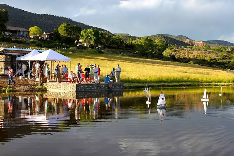 Friendly Sailing at the first annual Blue Sage Regatta