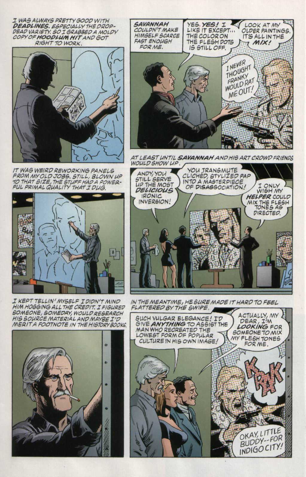 Read online Greyshirt: Indigo Sunset comic -  Issue #2 - 22
