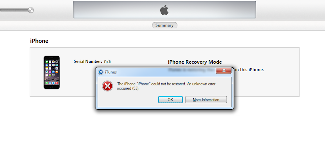 Fix iTunes Error 53