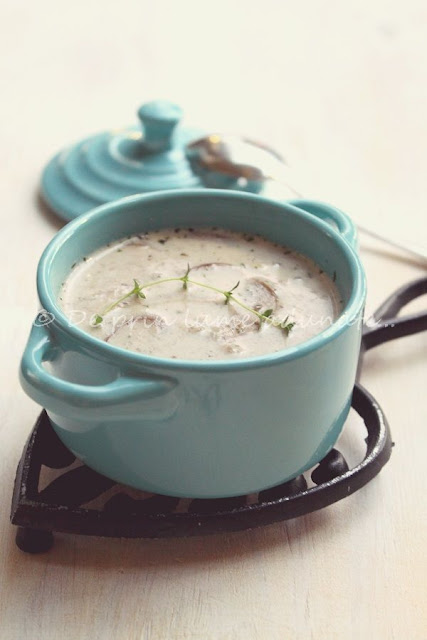 Supa crema de ciuperci/ Cream of Mushrooms Soup