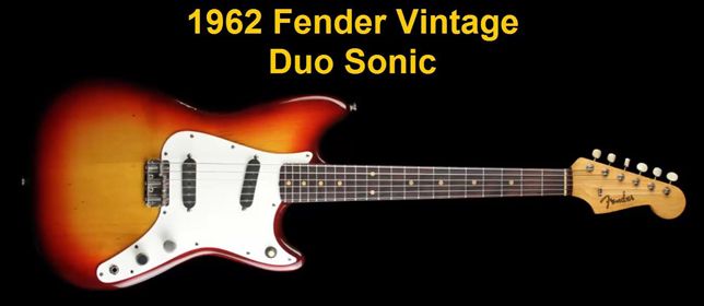 Guitarra Eléctrica 1962 Fender Vintage Duo Sonic