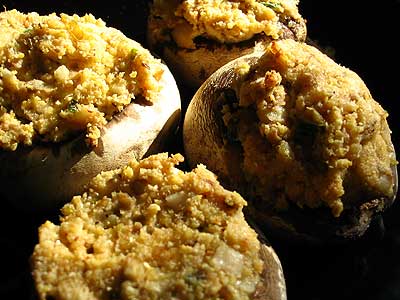 Stuffed Mushrooms with Goat Cheese