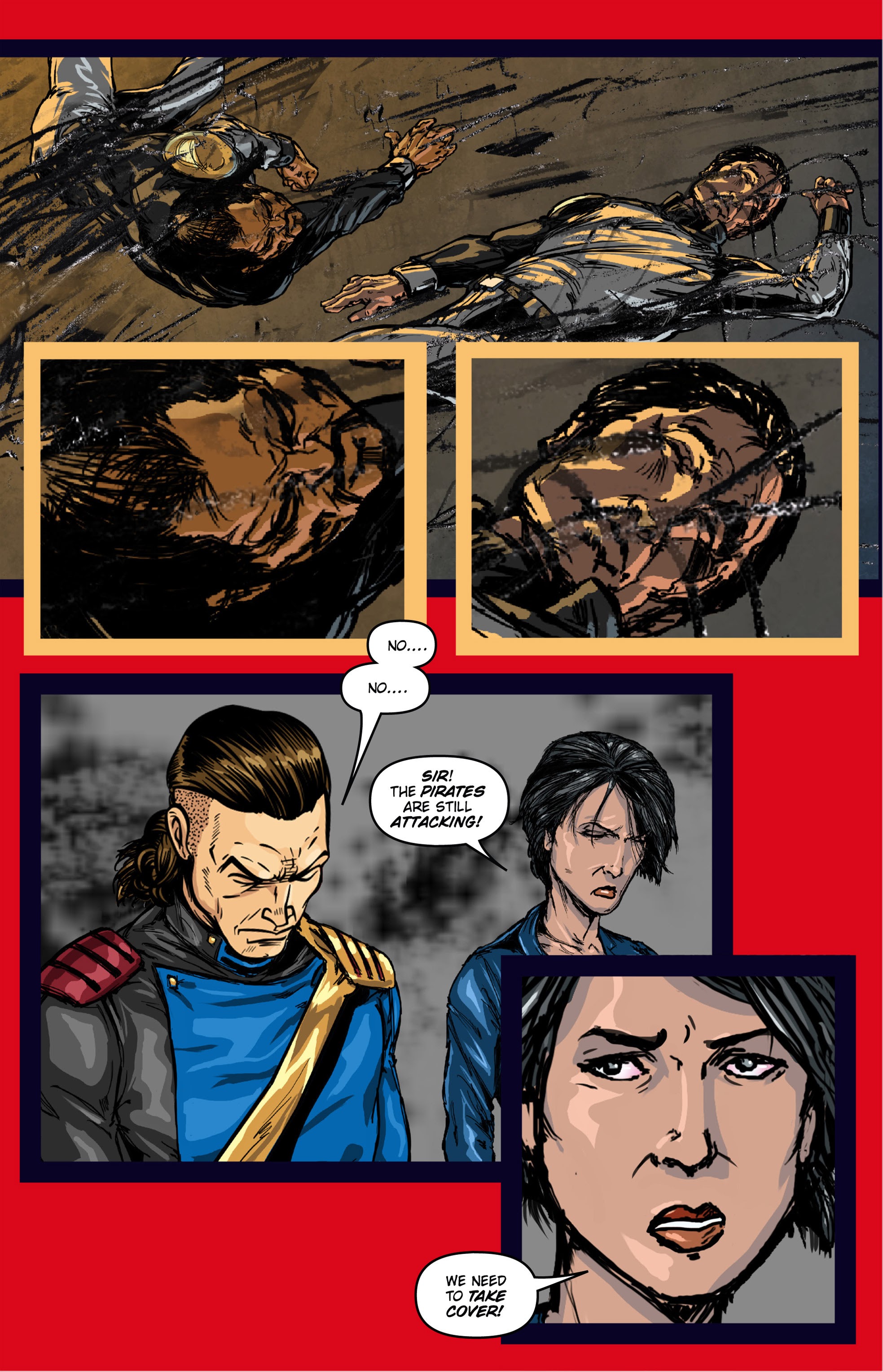 Read online William Shatner's Man O' War comic -  Issue #7 - 16