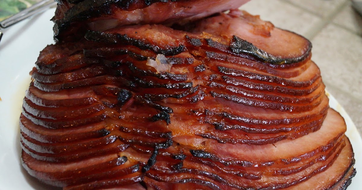 In the Kitchen with Jenny Glazed Ham on the Grill