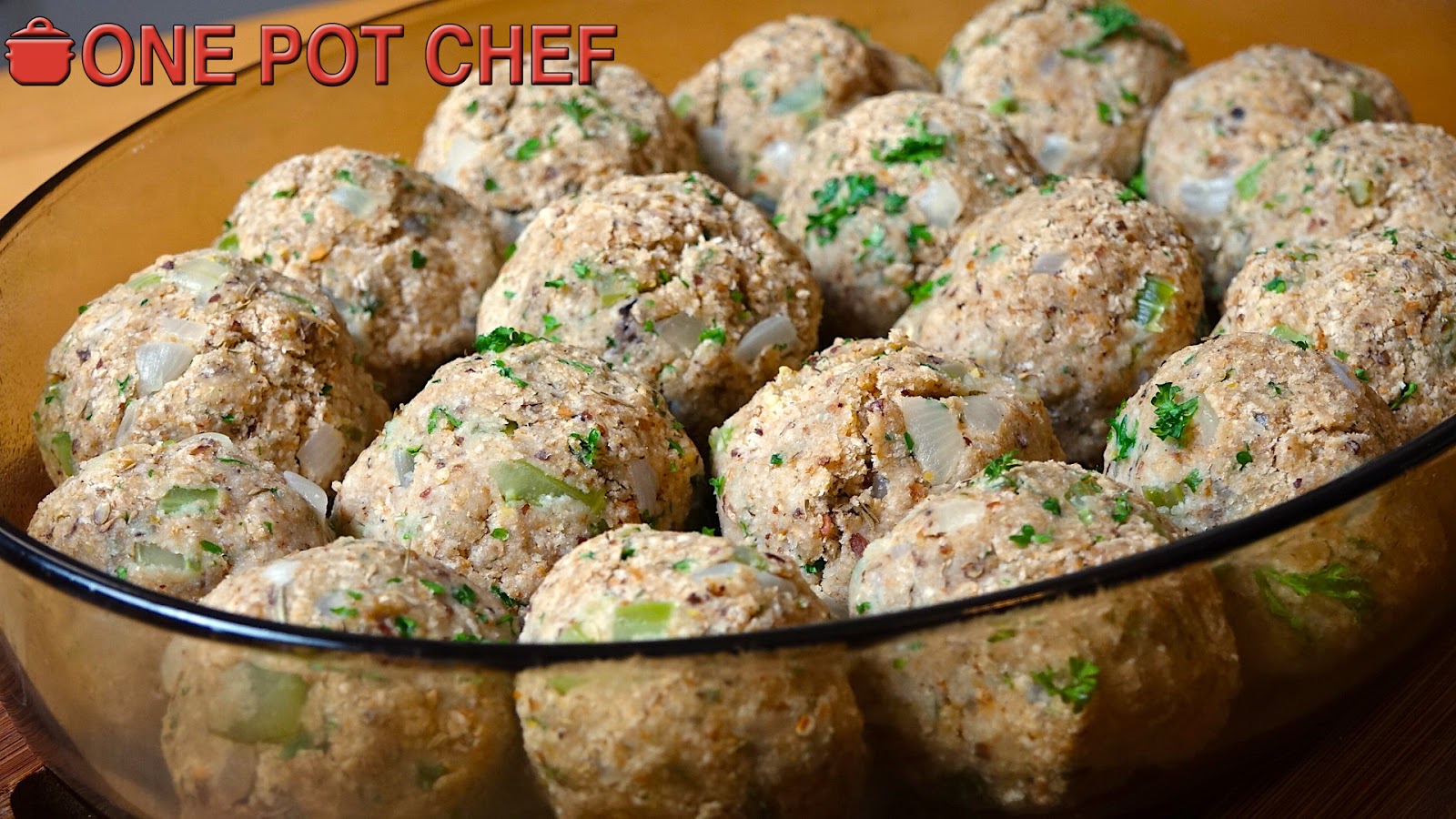 The One Pot Chef Show Holiday Stuffing Balls One Pot Chef