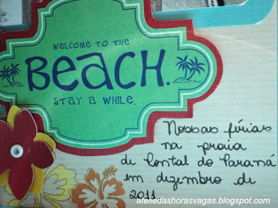 scrapbook summer beach férias praia