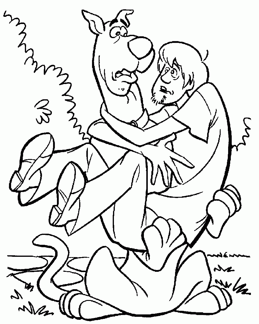 30 Desenhos De Scooby Doo E Sua Turma Para Colorir Pintar Imprimir