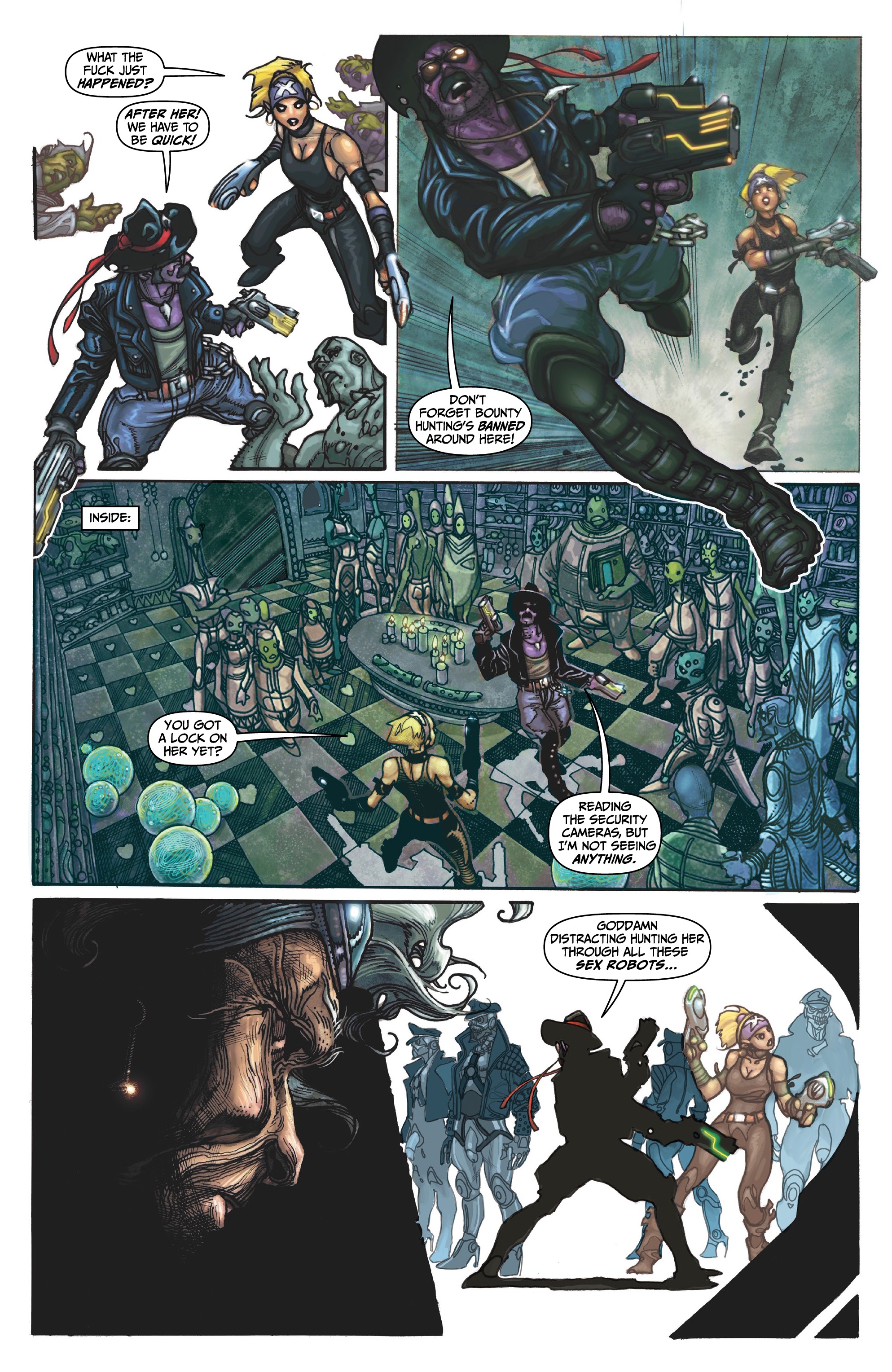 Read online Sharkey the Bounty Hunter comic -  Issue #3 - 8