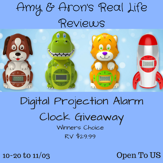digital projection alarm clock giveaway