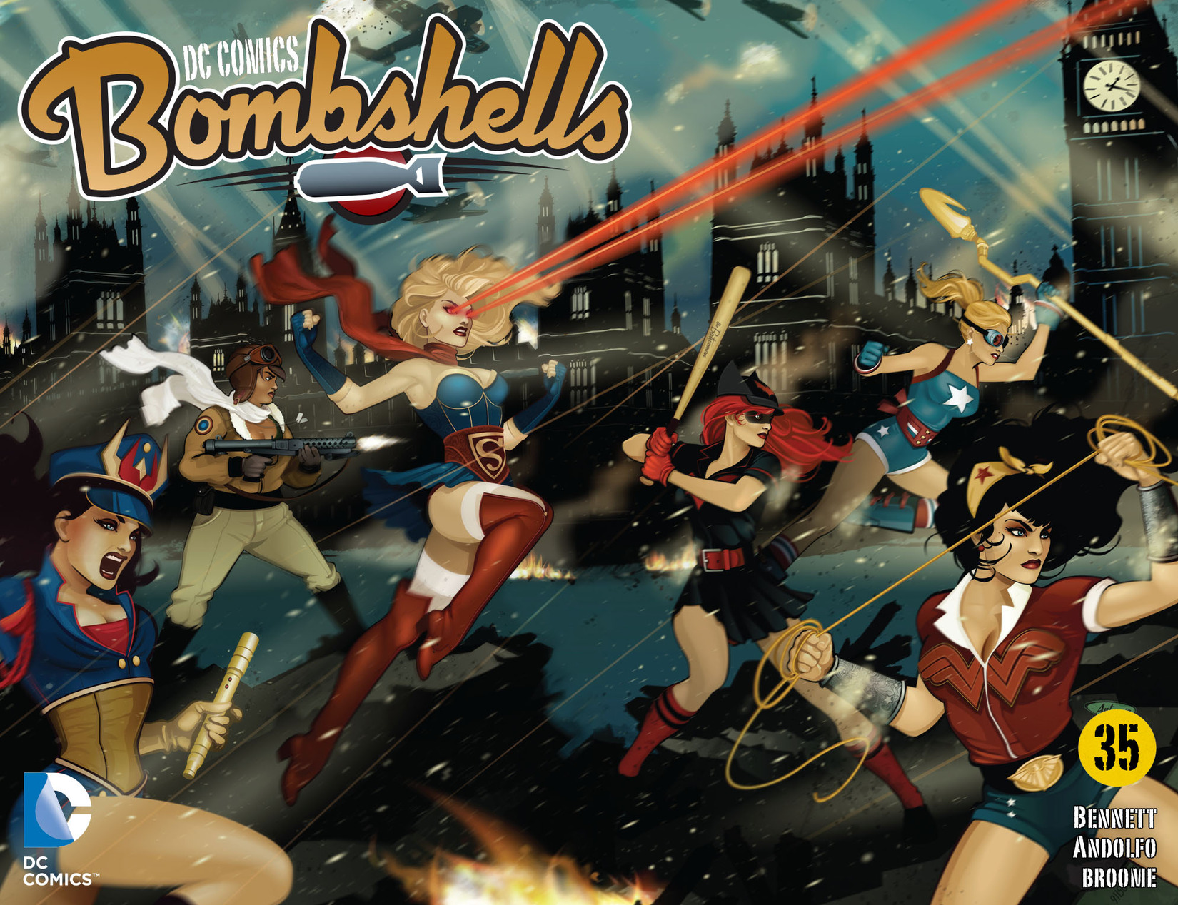 Read online DC Comics: Bombshells comic -  Issue #35 - 1