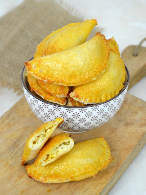 Empanadillas de queso con pan de molde