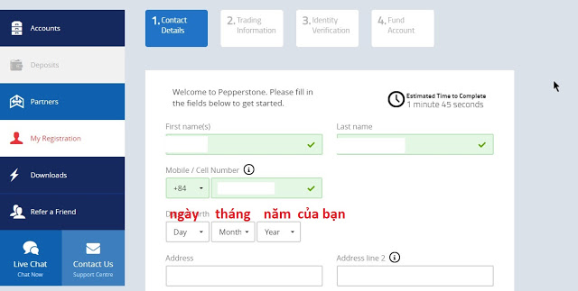 Hướng dẫn mở tài khoản tại sàn Pepperstone-mo-tai-khoan-pepperstone-
