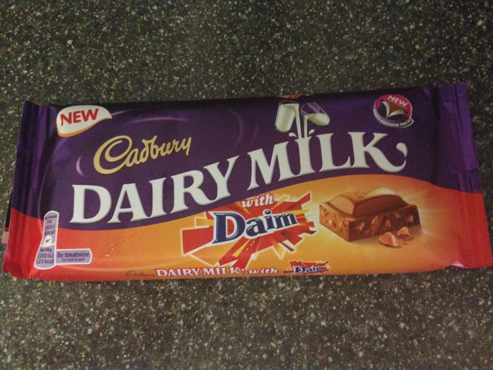 A Review A Day Today's Review Cadbury Dairy Milk With Daim