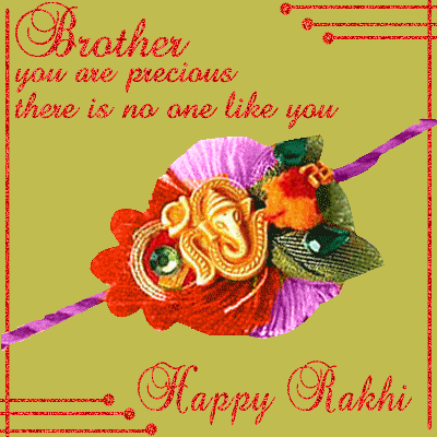 Happy Rakhi Gif For Brother