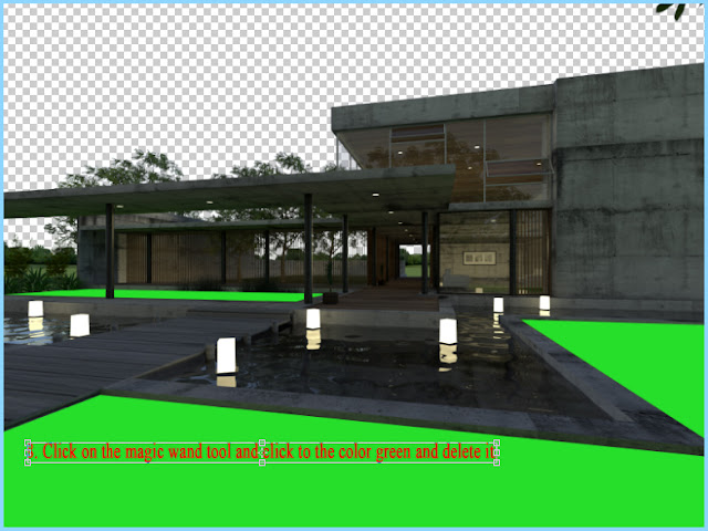 click Sun choice in addition to purpose Sun every bit root of low-cal TUTORIAL VRAY FOR SKETCHUP NIGHT SCENE #3