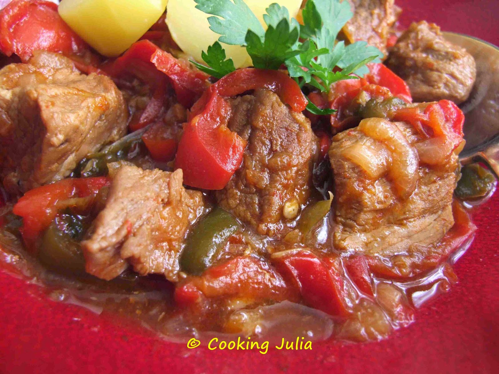 COOKING JULIA AXOA DE VEAU