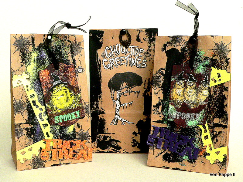 Von Pappe II Halloween Treat Bags for Emerald Creek Dares