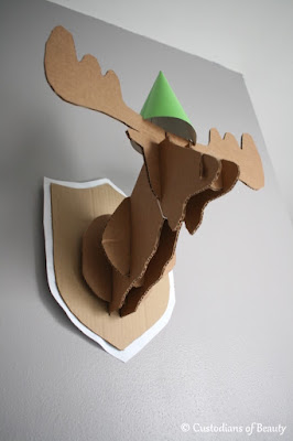 If You Give a Moose a Muffin Party | DIY Moose Taxidermy by CustodiansofBeauty.blogspot.com