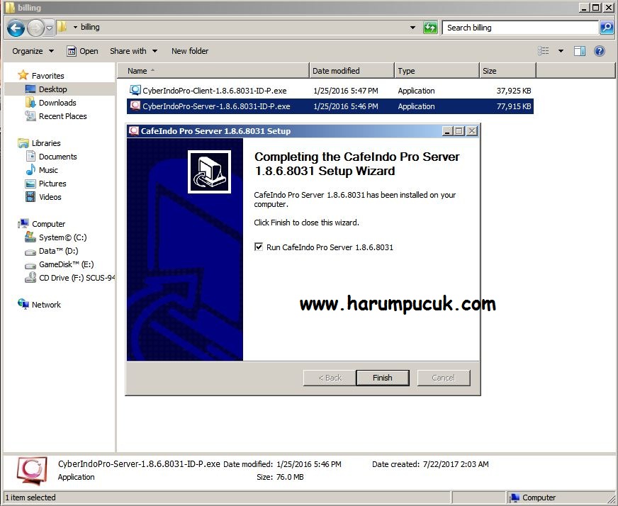 P2h Blog Cara Install Dan Download Cyberindo Billing Versi 1 8 6 Server Dan Client