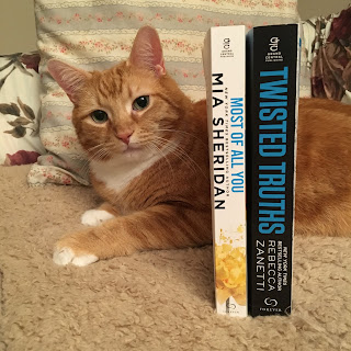 Ripple's romantic suspense haul ;) Ripple with Most of All You and Twisted Truths.