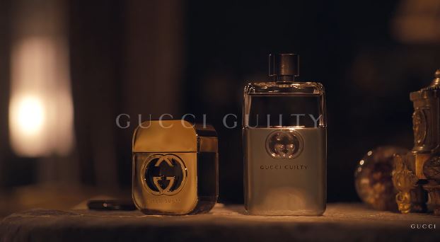 Modelle e Attore Gucci pubblicità profumo Guilty con Jared Leto con Foto - Testimonial Spot Pubblicitario Gucci 2016