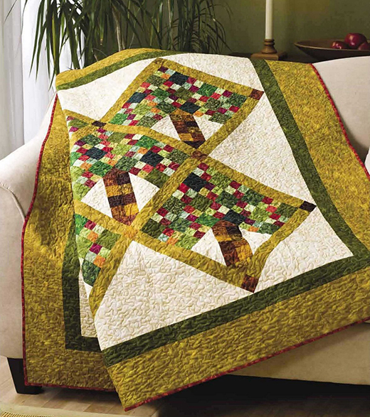 Under the Apple Tree Quilt Free Pattern