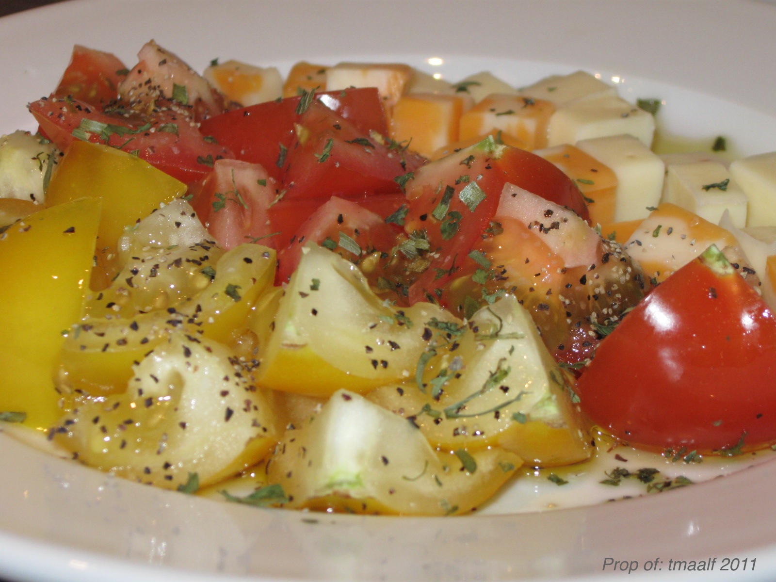 Two Men and a Little Farm TOMATO SALAD FOR DINNER