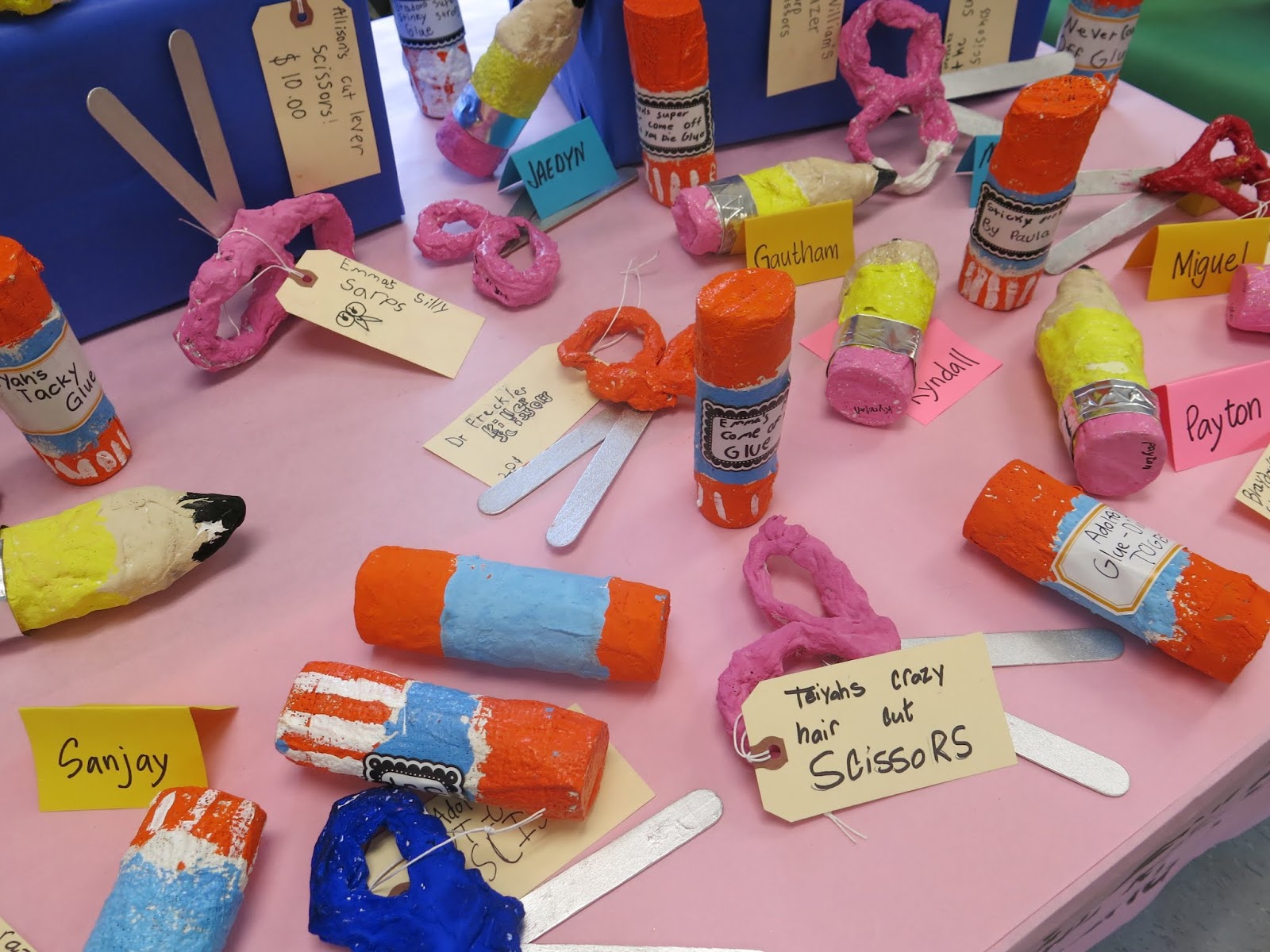 Cassie Stephens In the Art Room 201718 Art Show, 3D Displays, Part 1