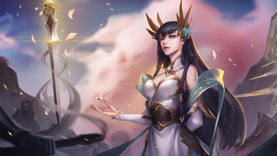 Irelia, Divine Sword, LoL, 4K, #7.1803