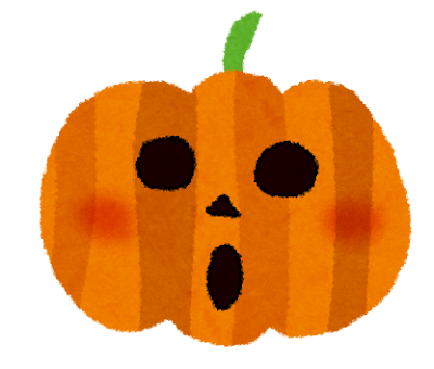 ハロウィンのイラスト「かぼちゃのランタン３」