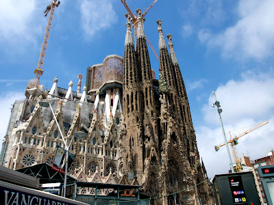 La Sagrada Familia, Barcelona, by Antoni Gaudi
