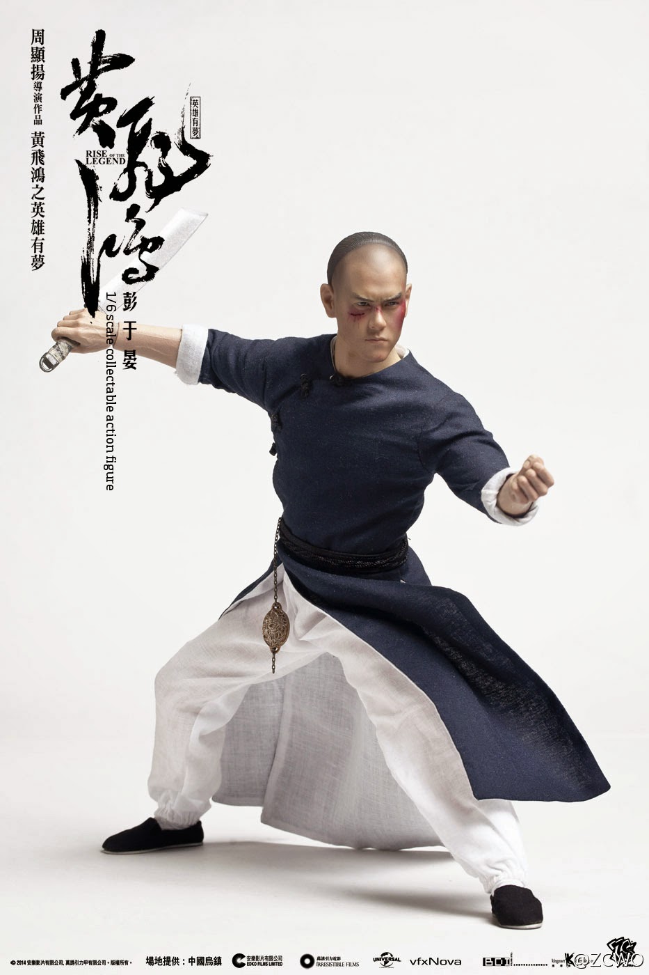 Rise of the Legend Wong Fei-hung 1/6 Male Action Figure Double Heads Full Sets 