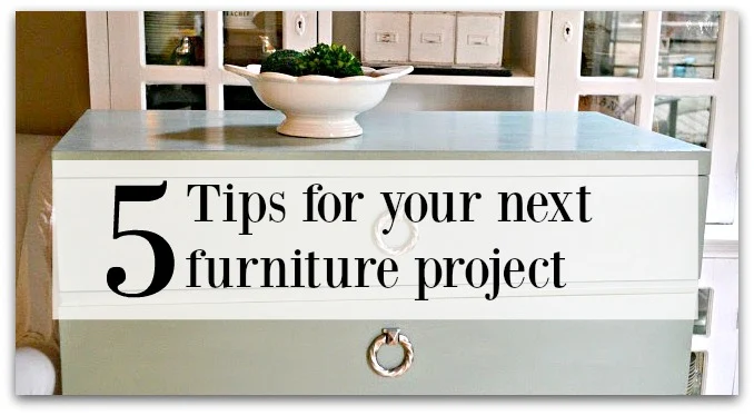 tips for furniture painters