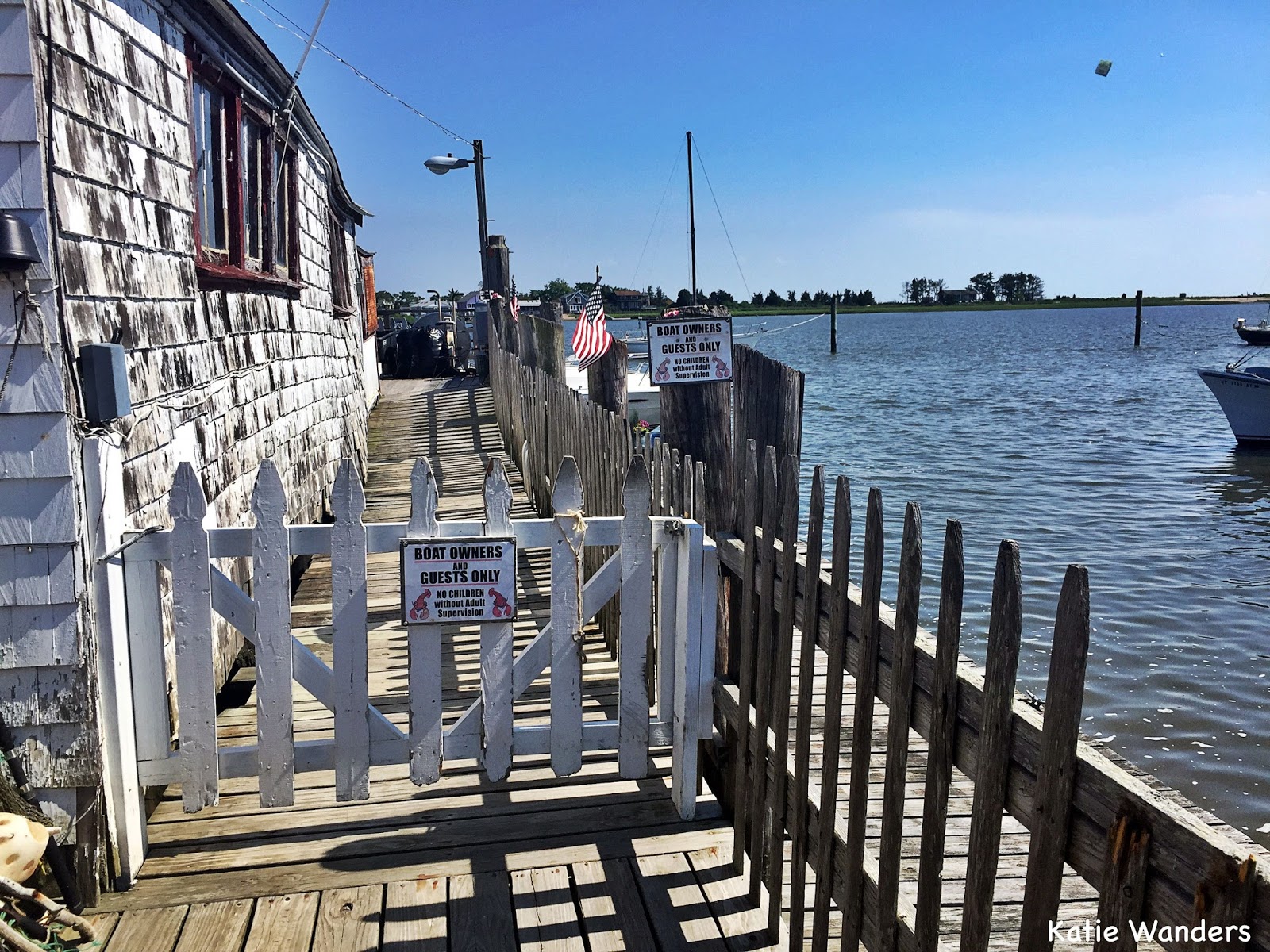 Katie Wanders Lobster Landing, Clinton CT