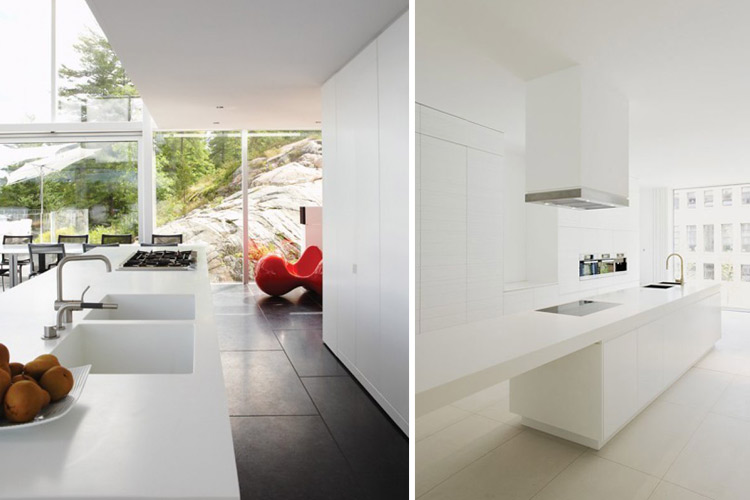 Marzua: Tipos de encimeras de cocina