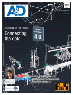 A&D Automation & Drives - August & September 2015 | TRUE PDF | Mensile | Professionisti | Tecnologia | Industria | Meccanica | Automazione
The bi-monthley magazine is aimed at not only the top-decision-makers but also engineers and technocrats from the industrial automation & robotics segment, OEMs and the end-user manufacturing industry, covering both process & factory automation.
A&D Automation & Drives offers a comprehensive coverage on the latest technology and market trends, interesting & innovative applications, business opportunities, new products and solutions in the industrial automation and robotics area.
The contents have clear focus on editorial subjects, with in-depth and practical oriented analysis. The magazine is highly competent in terms of presentation & quality of articles, and has close links to the technology community. Supported by Automation Industry Association (AIA) of India and with an eminent Editorial Advisory Board, A&D Automation & Drives offers a better and broader platform facilitating effective interaction among key decision makers of automation, robotics and allied industry and user-fraternities.