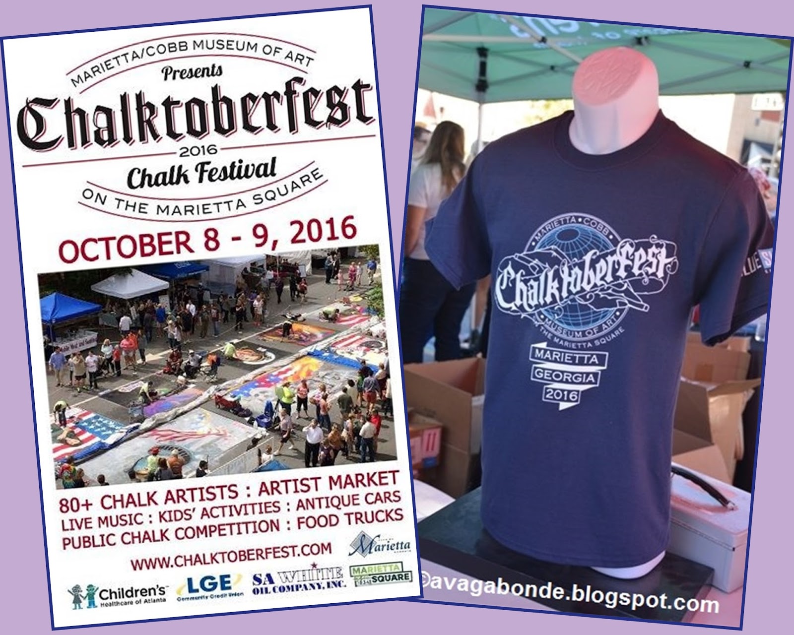 Recollections of a Vagabonde Marietta Chalktoberfest 2016 part one