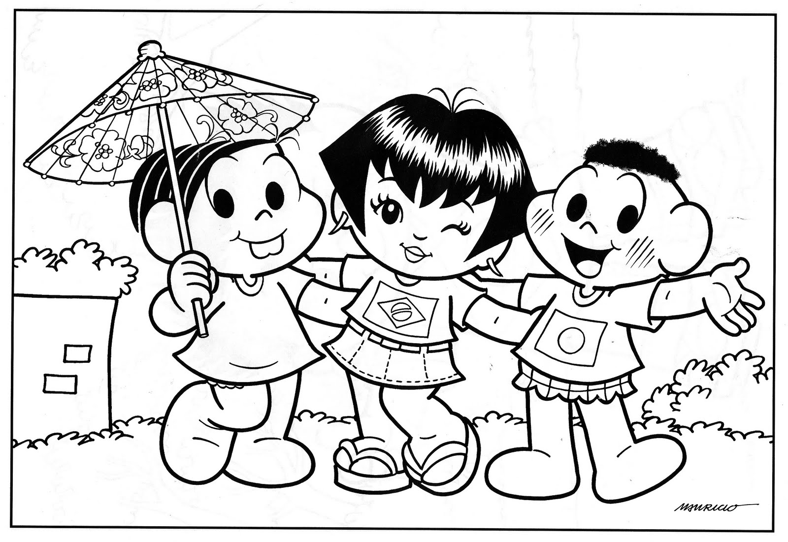 DESENHOS E MAIS DESENHOS Turma da Mônica no Japão DESENHOS E MAIS DESENHOS Turma da Mônica no Japão