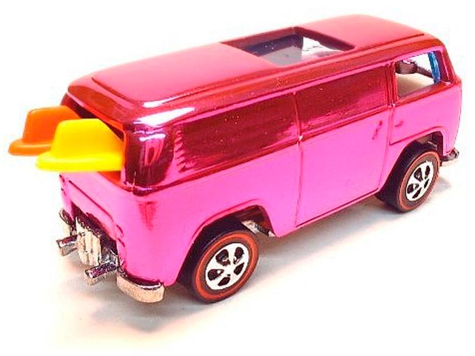 hot wheels pink rear loader beach bomb