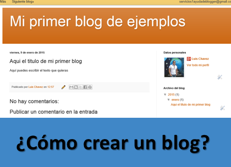 ¿Cómo crear un blog?