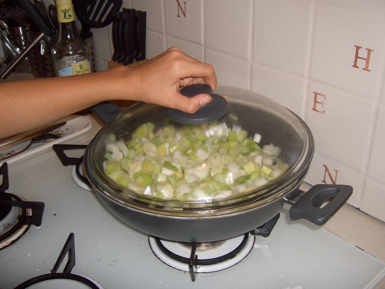 to my french cuisine ! Leeks fondue (fondue de poireaux)