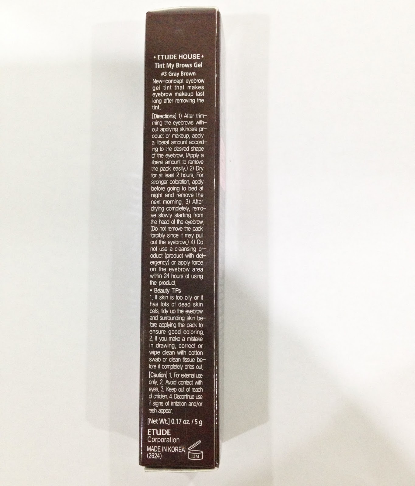 Beauty Diary Etude House Tint My Brows Gel Review