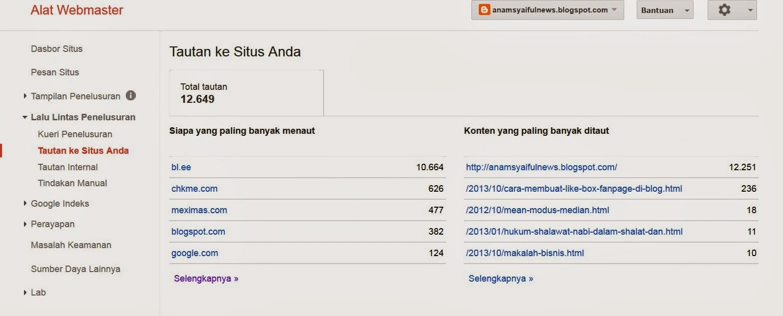 Ribuan Backlink dari Web AGC